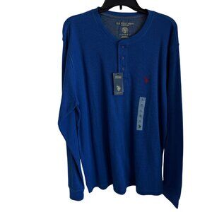 NWT Navy Pullover Polo Cotton Sweater